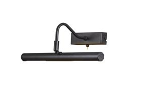 Abacus Dimmable Satin Black Wall Lights Deco Picture Lights